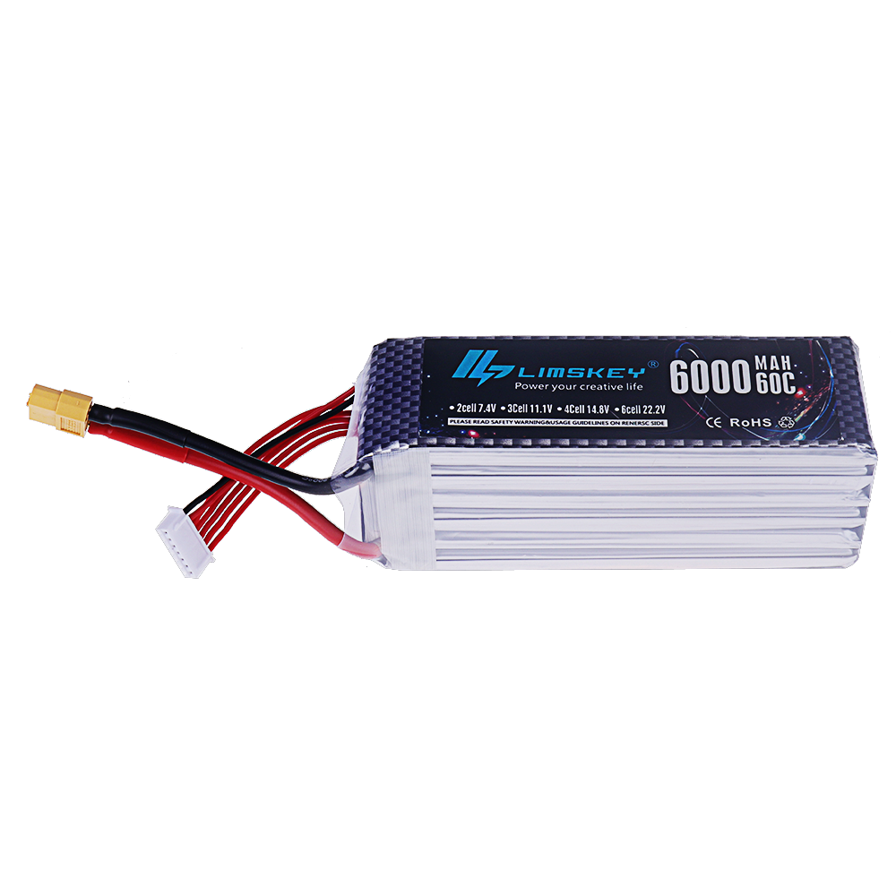 Baterai LiPo 7.4V 11.1V 14.8V  - 4S Lipo Battery 14.8V 6000Mah ulasan dan harga